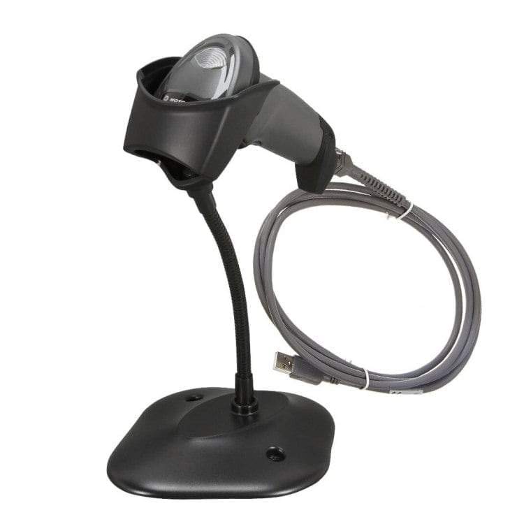بارکدخوان تک بعدی باسیم همراه پایه نگهدارنده Zebra Symbol LI2208