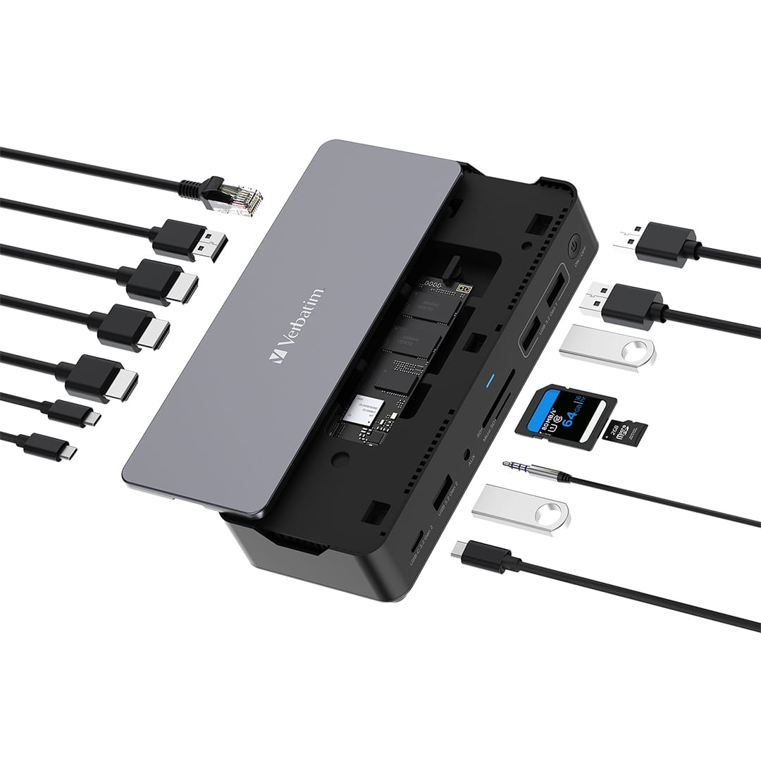 داک استیشن ورباتیم مدل CDS-15 همراه با SSD - تصویر 2