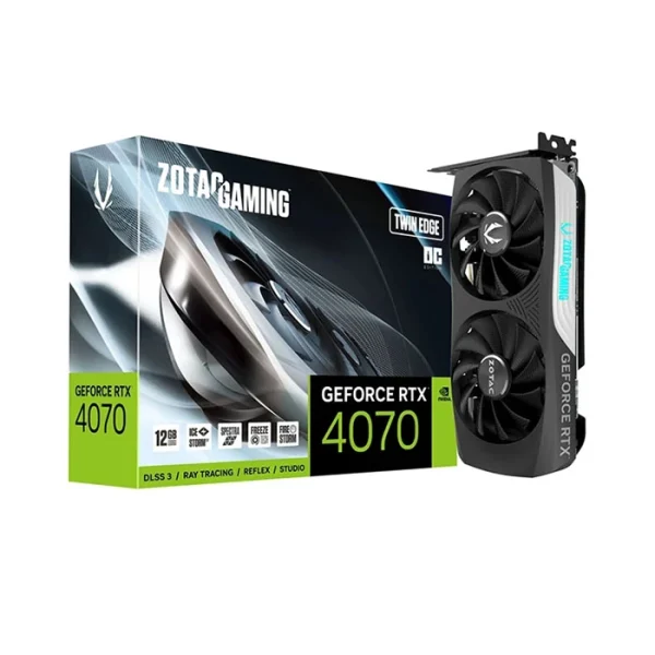 کارت گرافیک زوتک مدل GeForce RTX 4070 Twin Edge OC 12GB